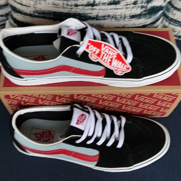 Vans Sk8-Low 2-Tone Black/Winter Sky MENS - Picture 3 of 16